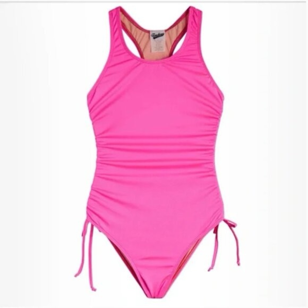 Vintage Y2K Random Hearts one piece swimsuit